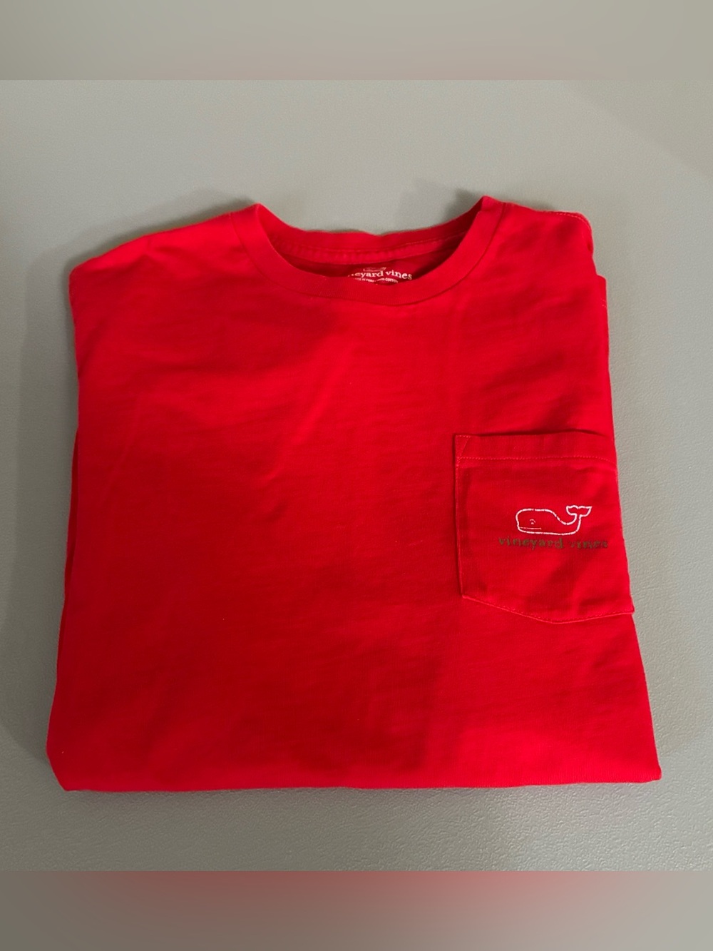 4/$15 Vineyard Vines Boys Long Sleeve Red T-shirt Size XL